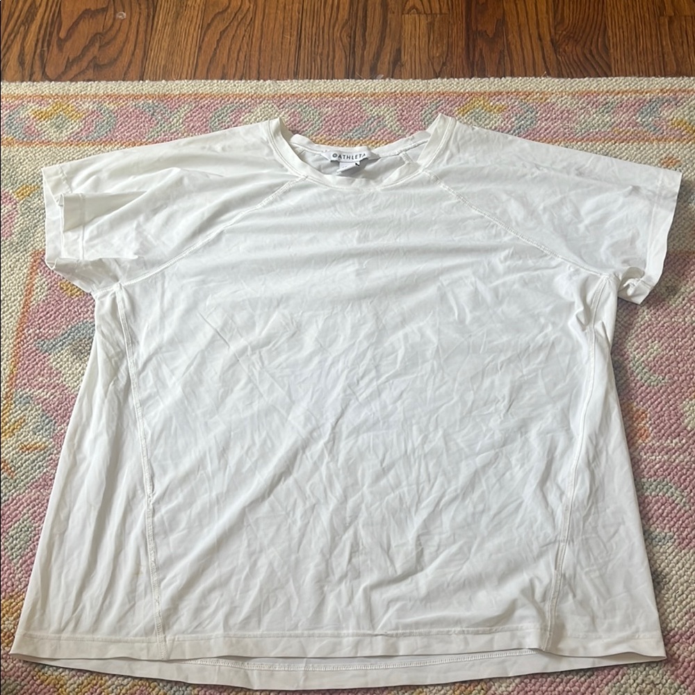 Athleta White womens Shirt